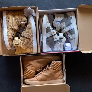 3 pairs of Android Homme shoes sz 10.5